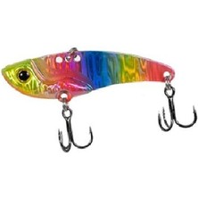Ryuji Mirror Vib 9gr 4.7cm Vibrasyon Jig Yem Renk Rainbow Uv