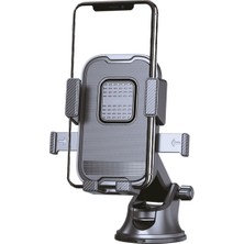 Avcı Teknoloji Market Güçlü Vakumlu Araç Telefon Tutucu Ayarlanabilir Kollu Cam Torpido Standı