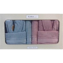 Özdilek Colourist Mavi-Pembe Aile Seti