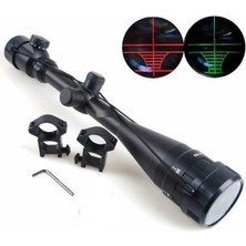 Derin Stok Yüksek Kaliteli 6-24X40AOEG Çıft Işık,kırmızı,yeşil Kaynaklı Avcılık Dürbün(B)