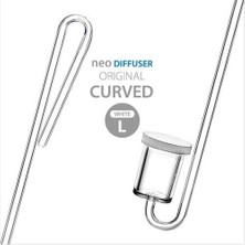 Aquario Co2 Diffuser Curved Original L (White)