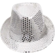 Derin Stok Fötr Çocuk Şapkası Gümüş Rengi