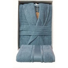 Özdilek Colourist Şalyaka Bornoz + Baş Havlusu