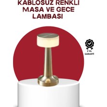 Sb Shopping Şarj Edilebilir LED Masa Lambası – USB Girişli, Metal Yapı
