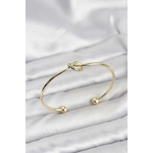 Sb Shopping Düğüm Model Pirinç Gold Renk Kadın Bileklik