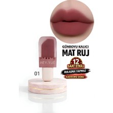 Hey Yue Mat Ruj Yeni Uzun Süre Kalıcı 12 Saat Etkili – Bulaşma Yapmaz Kadifemsi Doku