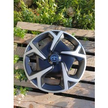 Yk Toyota Corolla / Yaris / Avensis Uyumlu 15 Inç Jant Kapağı 4'lü Takım Amblem Hediyeli