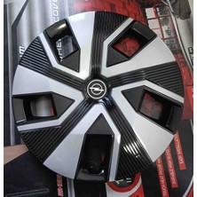 Yk Opel Astra / Corsa / Vectra / Zafira Uyumlu 15 Inç Jant Kapağı 4'lü Takım Amblem Hediyeli