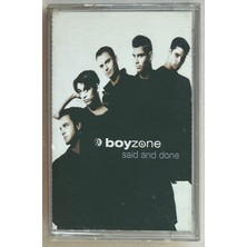 Raks Müzik Boyzone Said Done  Kaset