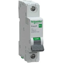 Schneider Electric EZ9F57104 - Easy9 Pro 1p C 4A Mcb 6000A