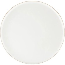 Altın Yaldız Düz Pasta Tabağı 21CM Tekli, Şık ve Zarif Tasarım