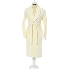 Özdilek Trendy Şal Yaka Bornoz Krem S/m Beden (Şalyaka)