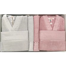 Özdilek Ditsy 6 Parça Aile Bornoz Seti