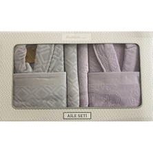 Özdilek Bornoz Takımı Pastoral Aile Seti Çift Kişilik