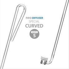Aquario Co2 Diffuser Curved Special S (White)