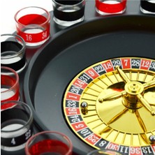Eğlence Dolu Tekila Oyun Seti, Rus Ruleti Şişe ve Shot Bardaklı