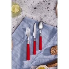 Kahvaltı Seti 6 Kişilik, 18 Parça, Kırmızı, Şık ve Dayanıklı Tasarım