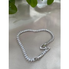 Stainles Steel Pirinç Modelzirkon Bileklik