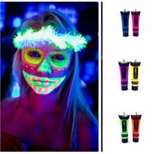 Derin Stok Glow Stick Boya Fosforlu Krem Boya 12 Adet