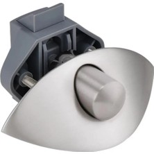 Babarvy Bas Aç Yarım Ay Dolap/çekmece Kilidi (Satin Nikel)