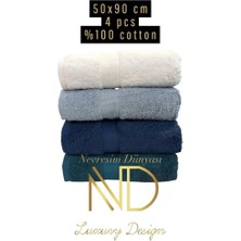 Depozee Nevresim Dünyası 50X100 4'lü Havlu Prime 4