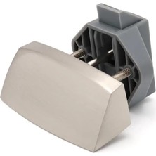 Babarvy Bas Aç Dikdörtgen Çekme Tip Dolap/çekmece Kilidi (Satin Nikel)