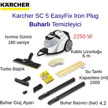 Karcher Sc 5 Easyfix Iron Plug Buharlı Temizleyici  +  Bydiz Bluetoothlu Akıllı Vücut Baskülü Hediye