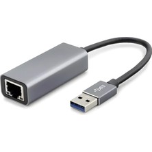 MN6 MN136F USB 3.0 Gigabit Ethernet ADAPTÖR–RJ45 1000 Mbps Destekli-Alüminyum Gövde–windows/macos Uyumlu