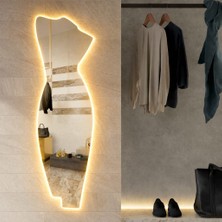 Nilisis Ayna LED Işıklı Silüet Tasarım Ayna, Silüet Tasarım LED Aydınlatmalı Ayna, Özel Tasarım Duvar Aynası