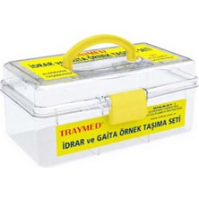 Labolist Idrar-Gaita Örnek Taşıma Seti Küçük-Şeffaf