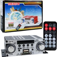 Indispensablely Magicvoice YW-191L 12 Volt 100 Watt Motosiklet Bluetooth Amfi Usb/sd 2 Kanal Pazarcı - Anfi (125X95