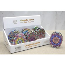 Nemere Taşlı El Aynası Oval Ince