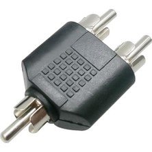 Indispensablely 1 Rca Erkek / 2 Rca Erkek Çevirici Jack