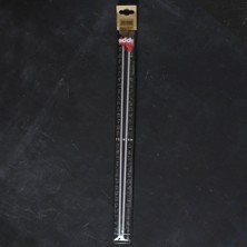 Nemere Addı Kalpli 4mm 40CM Klasik Alüminyum Örgü Şişi -