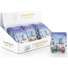 Nemere Taşlı Istanbul Tasarımı El Aynası Ince