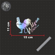 Wilson Lo Siento Horoz Sticker 15X11CMETIKETÇILERE Özel Araba-Motor-Laptop Hologram Seçenekli Etiket