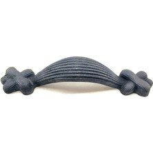 Nemere Antika Tarz Dekoratif Pirinç Örgü Mobilya Kulbu - 22X120 Mm, Oksit