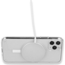AyrStore Iphone 16 Pro Kılıf Pc Real Magsafe Kapak - Şeffaf