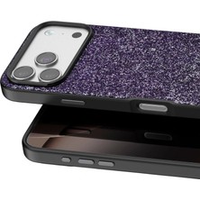 AyrStore Onegif  Iphone 17 Pro Max Bright Simli Kapak - Derin Mor