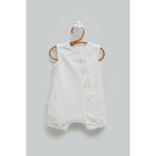 Caramell Hello Gırl Çıtçıtlı Barbabtöz - Ekru - 68-74 cm Ekru