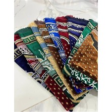 Tusebu Desenli Kadife Seccade –çoklu Renkler, Yumuşak Doku, Hediyelik