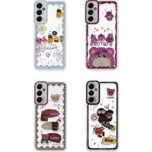 AyrStore Samsung Galaxy A25 5g Kılıf Sweet Desenli Silikon Kapak - Açık Mavi