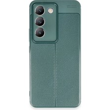 AyrStore Vivo V30 Lite 4g Kılıf Auto Focus Kapak - Koyu Yeşil