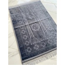 Tusebu "lüks Kadife Dokulu Mihrap Desenli Çeyizlik Seccade - Yumuşak Namaz Seccade