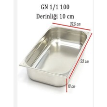 1/1 Gastronom Küvet 14 Lt - Dayanıklı ve Şık Mutfak Gereci