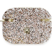 AyrStore Airpods Pro 2 (2.nesil) Luz Taşlı Kılıf - Pembe