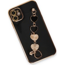 AyrStore Iphone 12 Kılıf Esila Silikon - Siyah