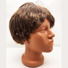 Nemere Kahve Renk Kısa Kesim Içi Astarlı Erkek Peruğu