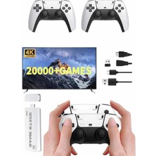 Kaia Life 3D 4K 2000 Oyunlu Game Stick Oyun Konsolu Çift Konsol