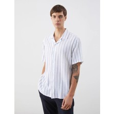 Lc Waikiki Yeni Sezon Regular Fit Kısa Kollu Çizgili Erkek Gömlek